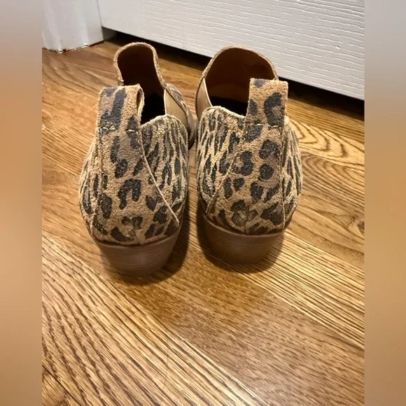 Lucky Brand Leopard Print Ankle Booties size 9.5 - Picture 2 of 9